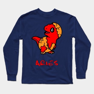 Aries dinosaur baby Long Sleeve T-Shirt